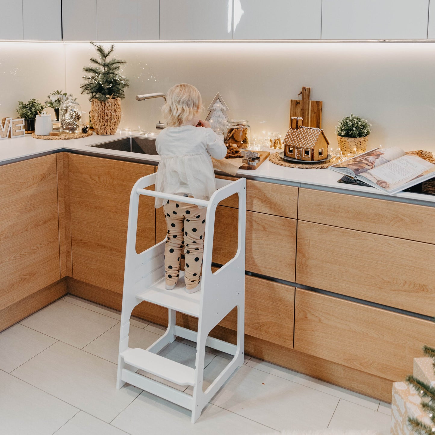 Montessori stegpall och stol