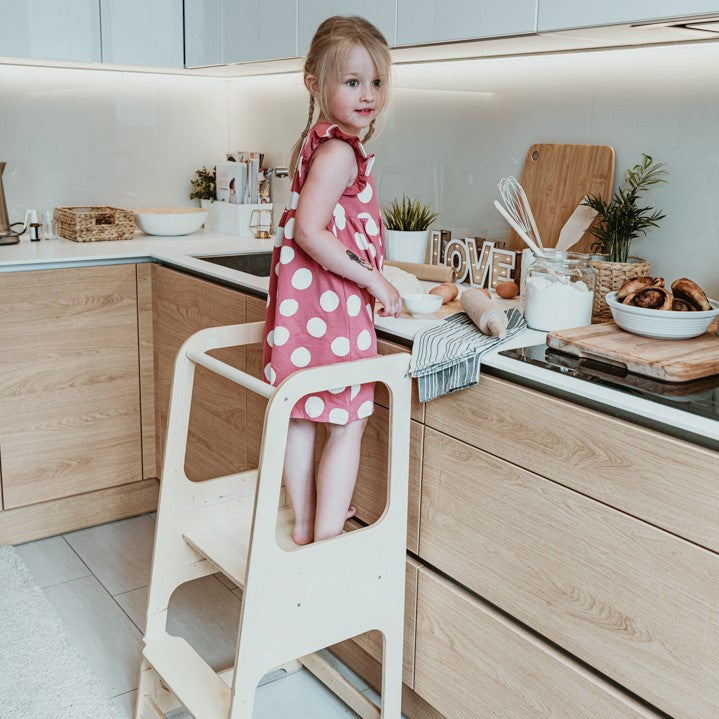 Montessori stegpall och stol