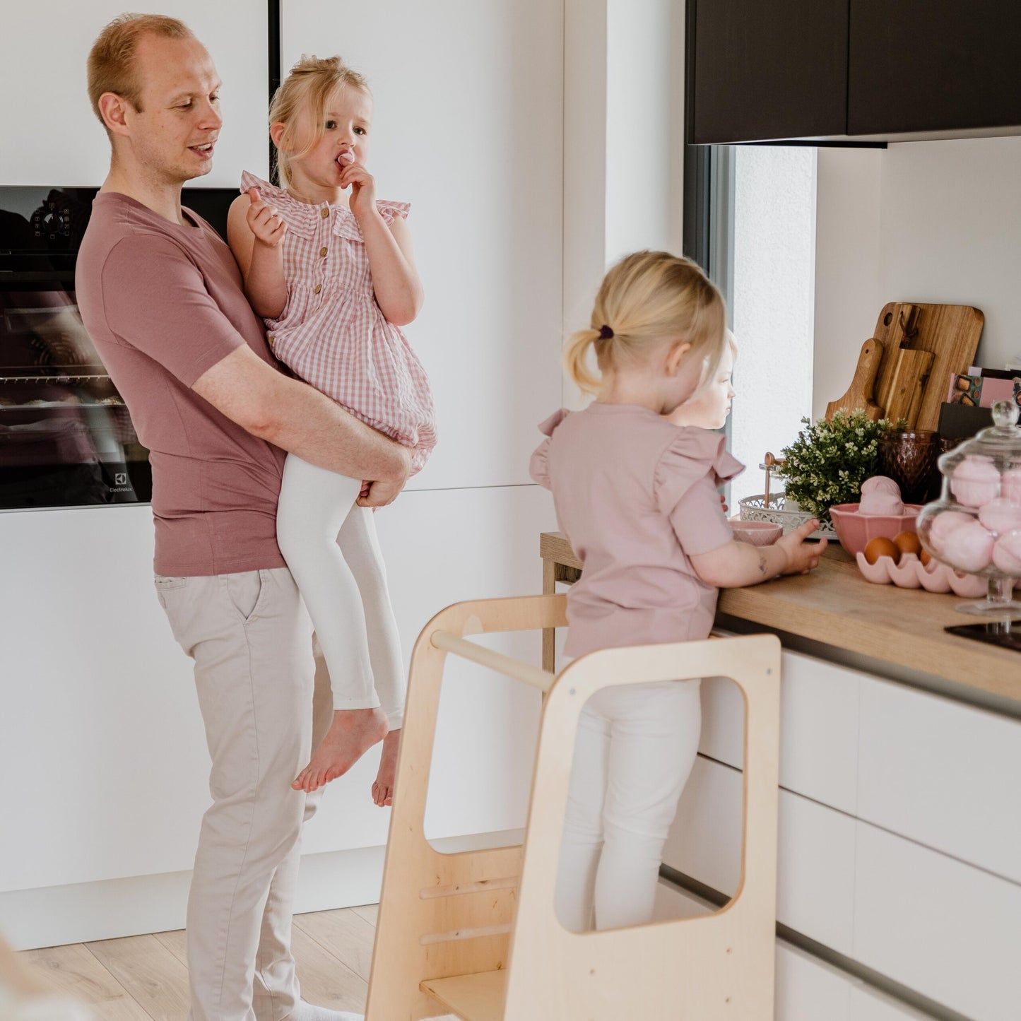 Montessori stegpall och stol