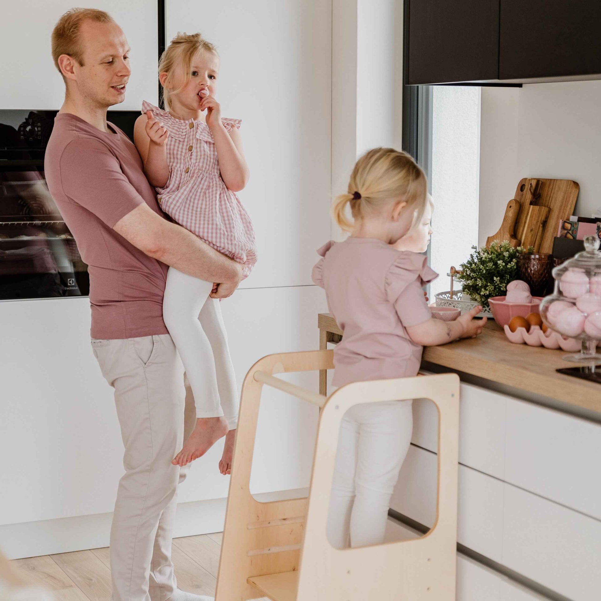 Montessori stegpall och stol