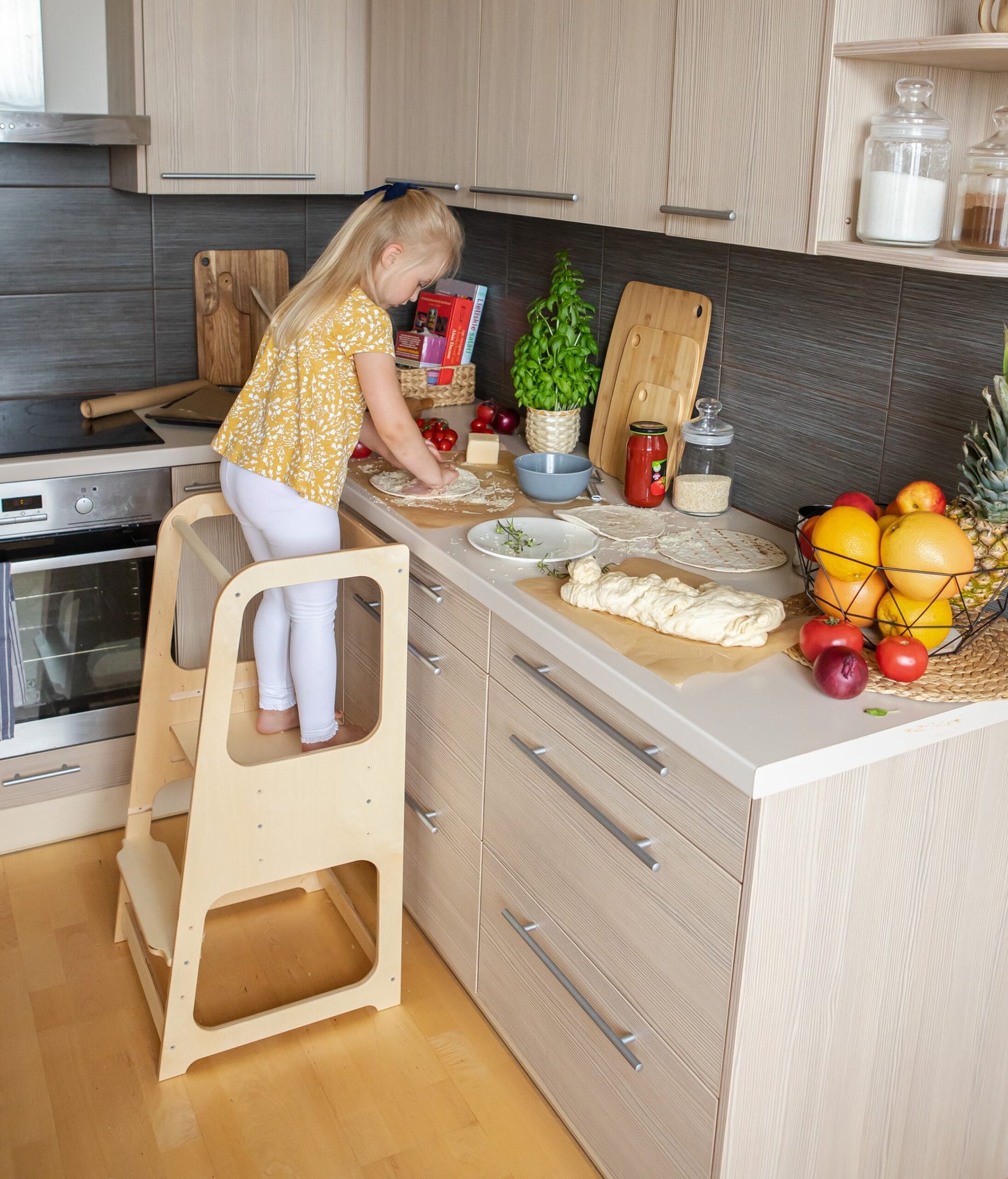 Montessori stegpall och stol