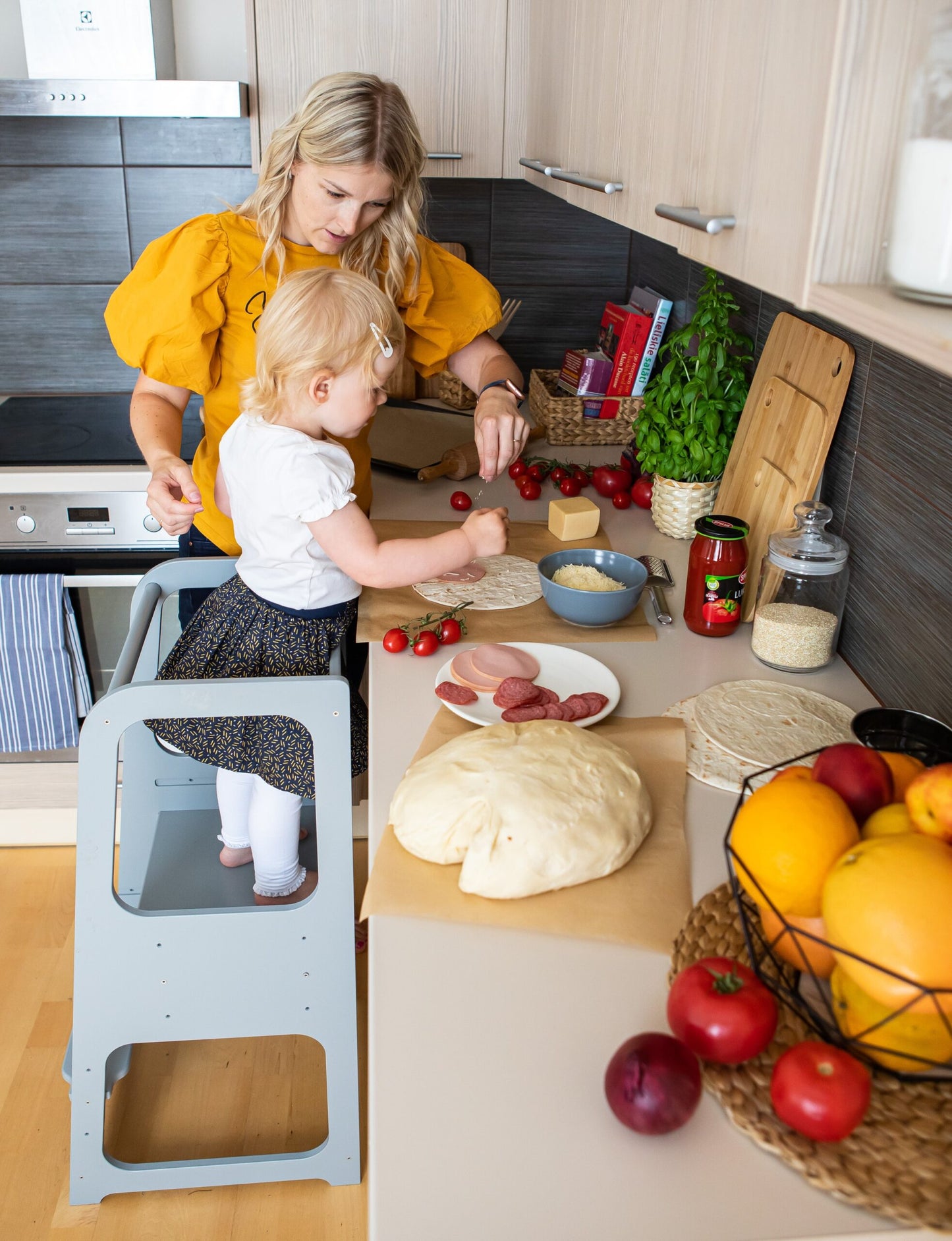 Montessori stegpall och stol