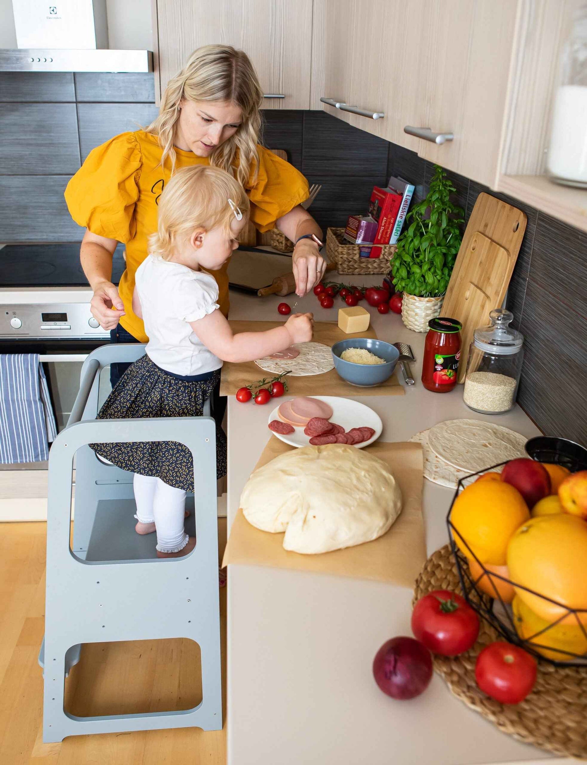 Montessori stegpall och stol