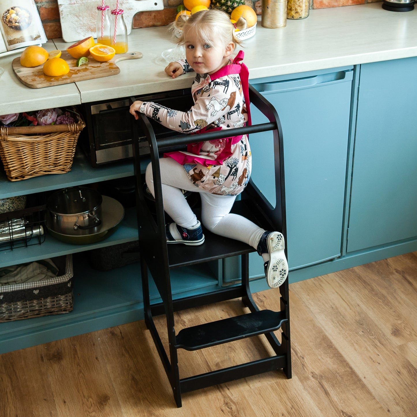 Montessori stegpall och stol