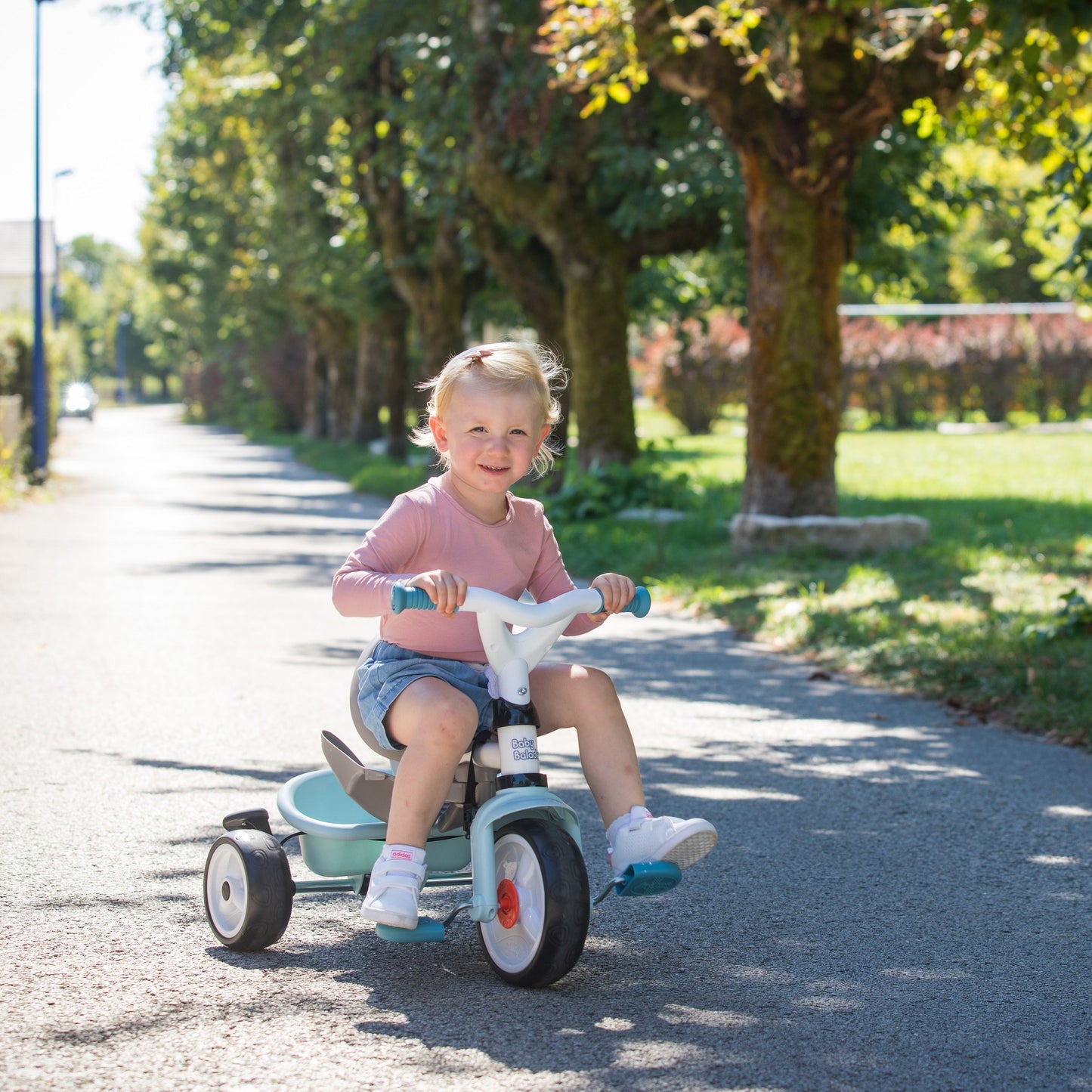 Smoby Trehjuling Baby Balade Plus, Blå - VentureKids