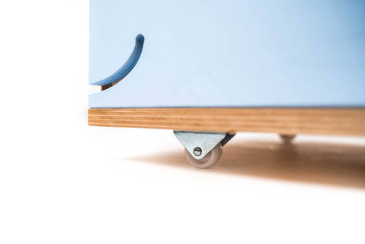 Förvaringslåda av trä på hjul - Valen - VentureKids