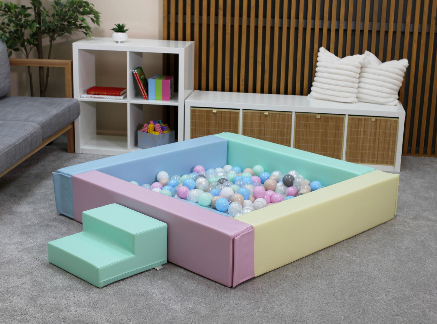 IGLU Soft Play Bollhav - Ljus Pastell - VentureKids