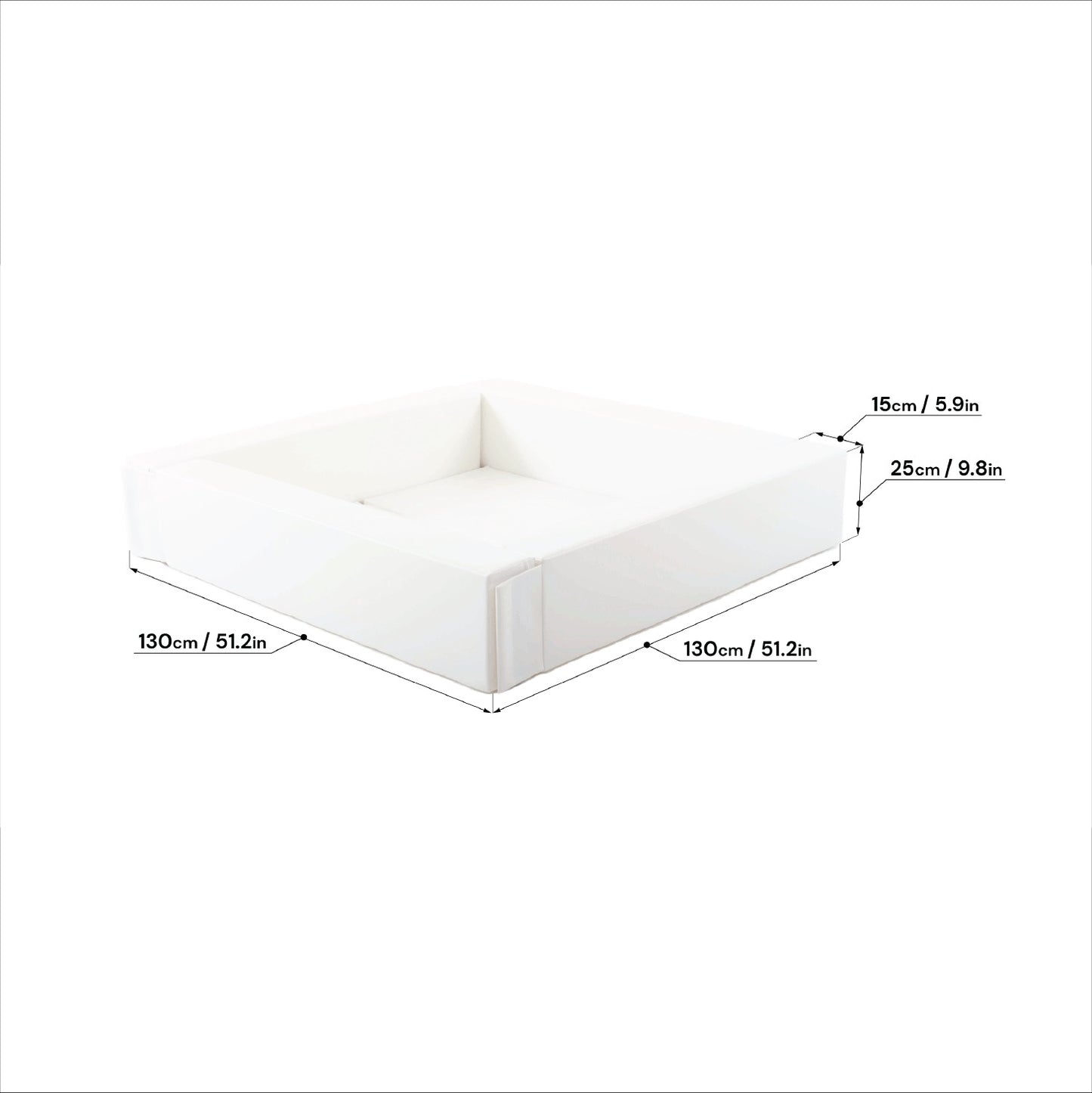 IGLU Soft Play Bollhav - Vitt - VentureKids