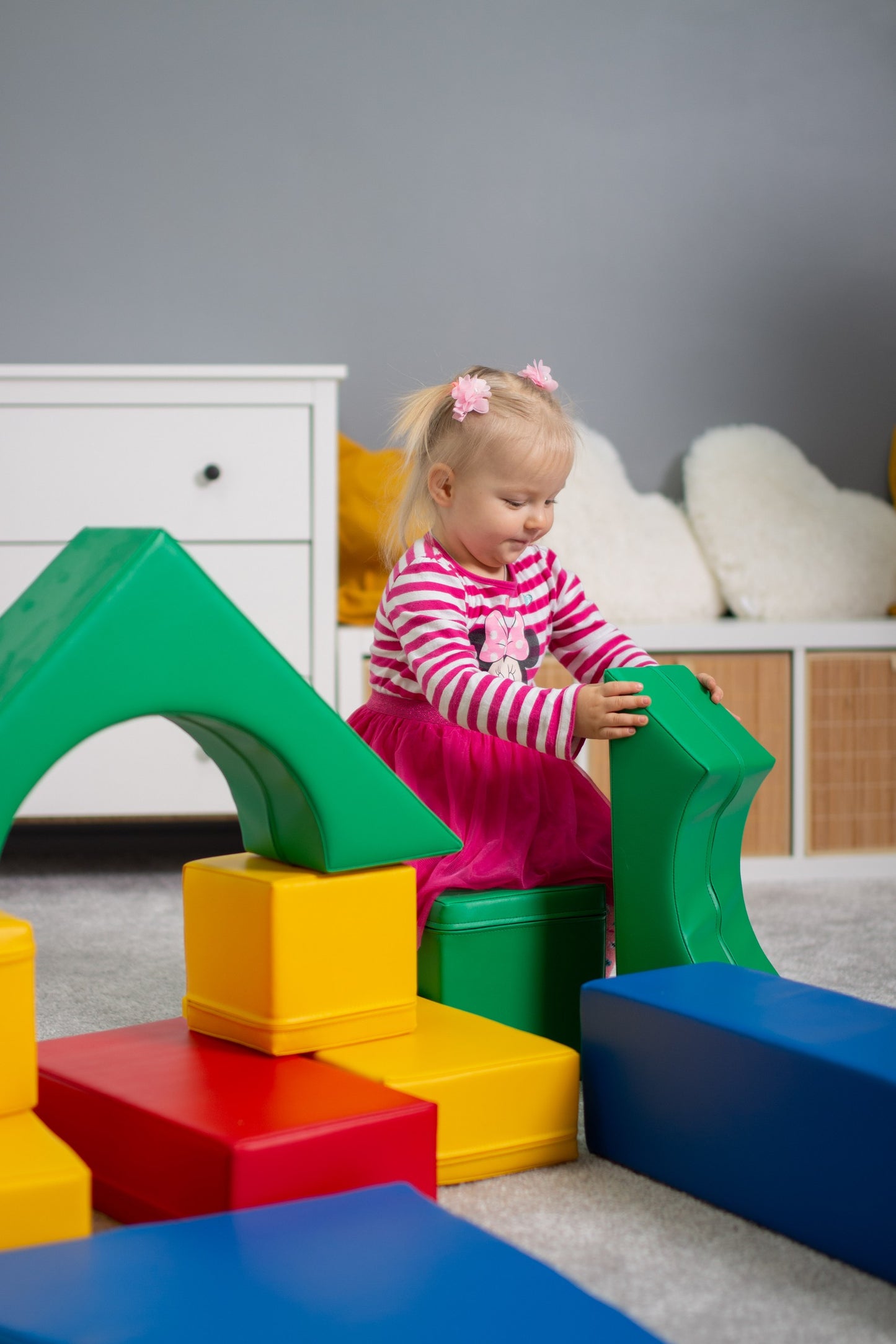 Soft Play Adventurer 10 stycken Mjuka Byggklossar - Flerfärgade - VentureKids