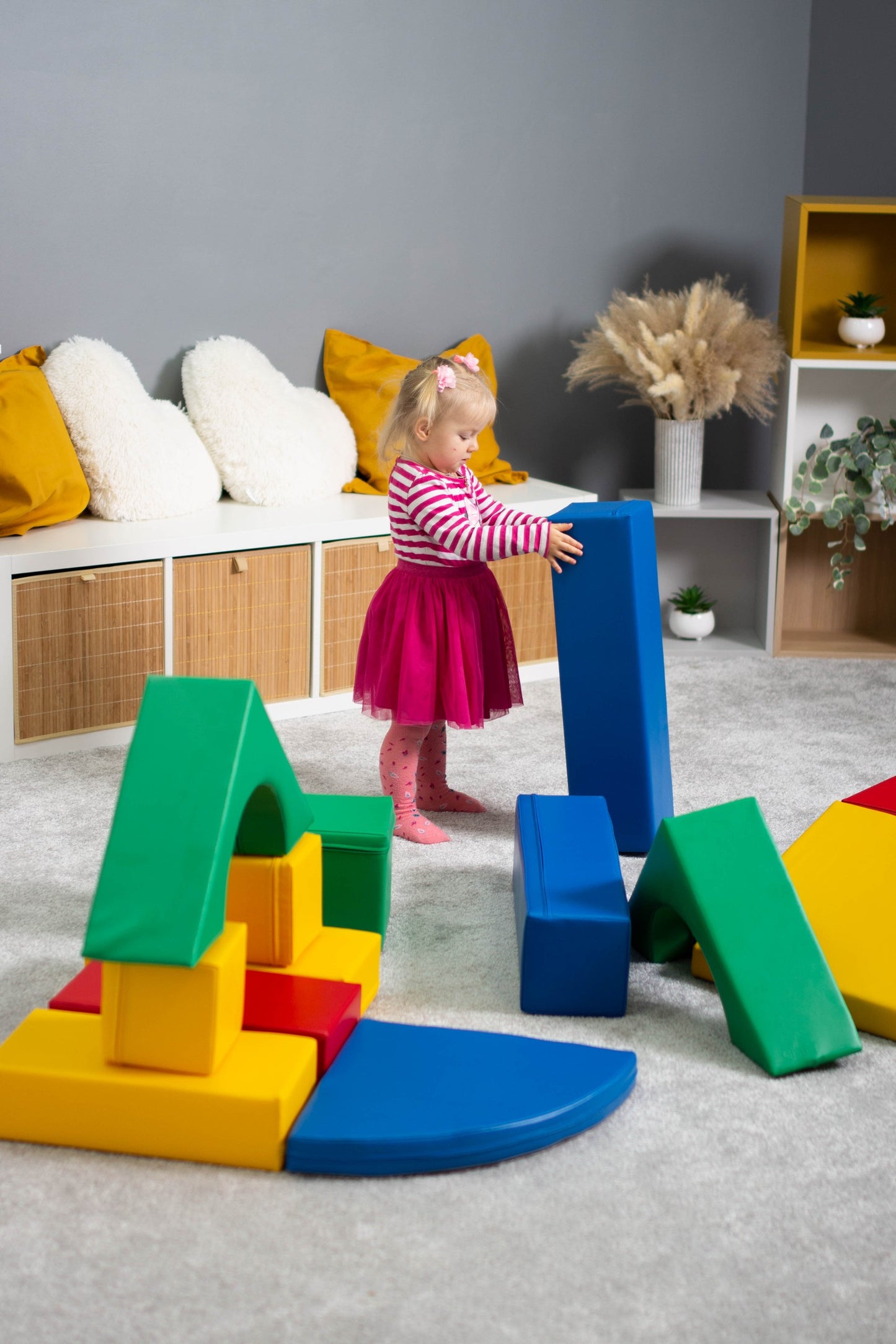 Soft Play Adventurer 10 stycken Mjuka Byggklossar - Flerfärgade - VentureKids