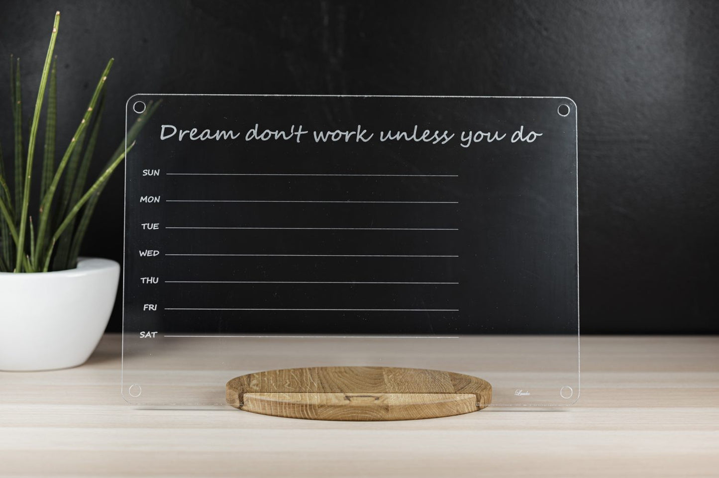 LUULA Acrylic Board - School Planner