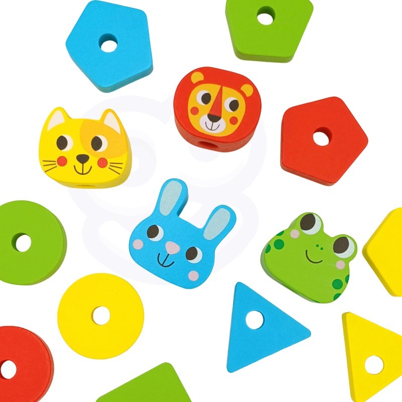 Montessori Pyramidpussel med Djur - VentureKids