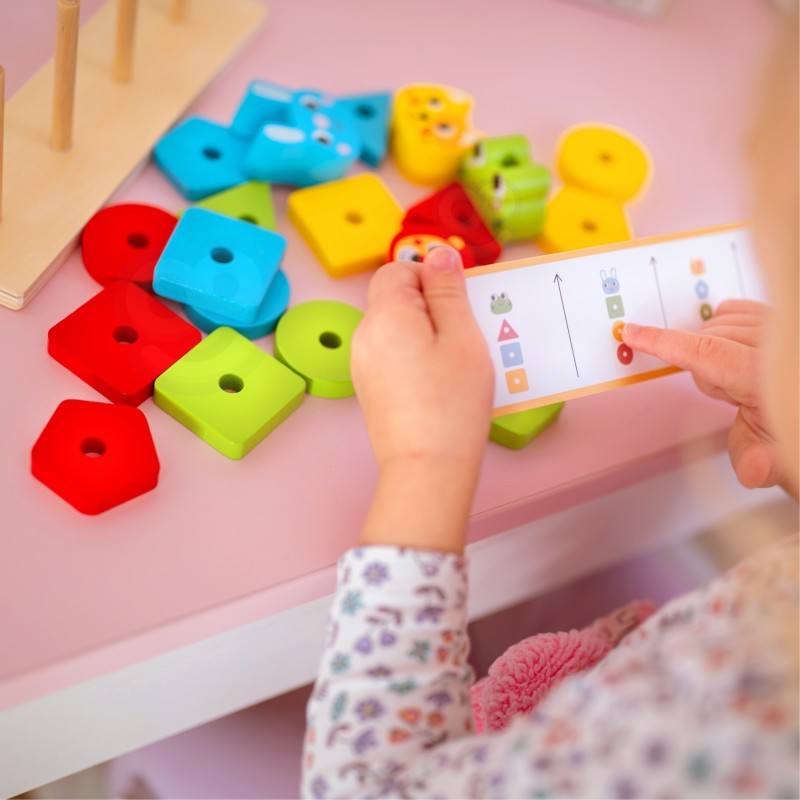 Montessori Pyramidpussel med Djur - VentureKids