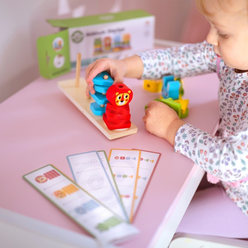 Montessori Pyramidpussel med Djur - VentureKids