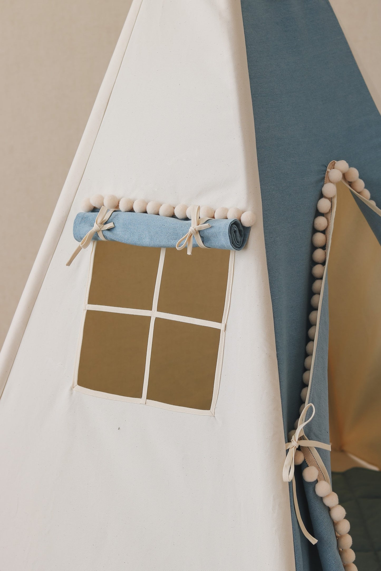 Tipi-tält - Jeans med pompoms - VentureKids