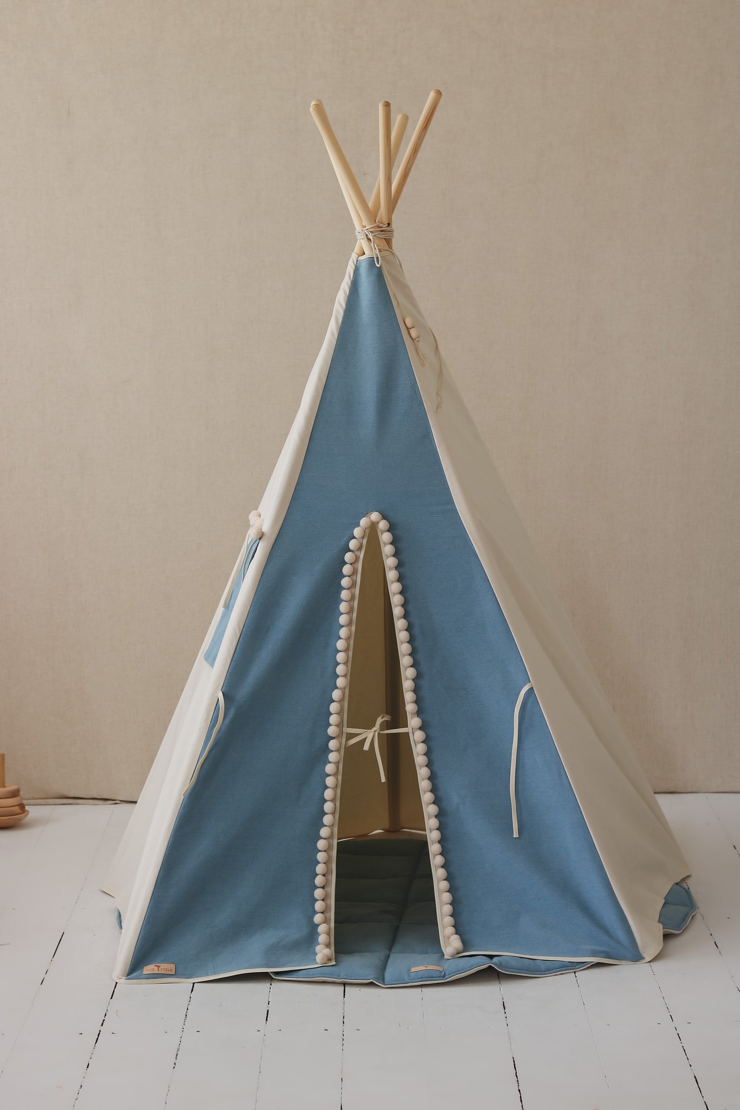 Tipi-tält - Jeans med pompoms - VentureKids