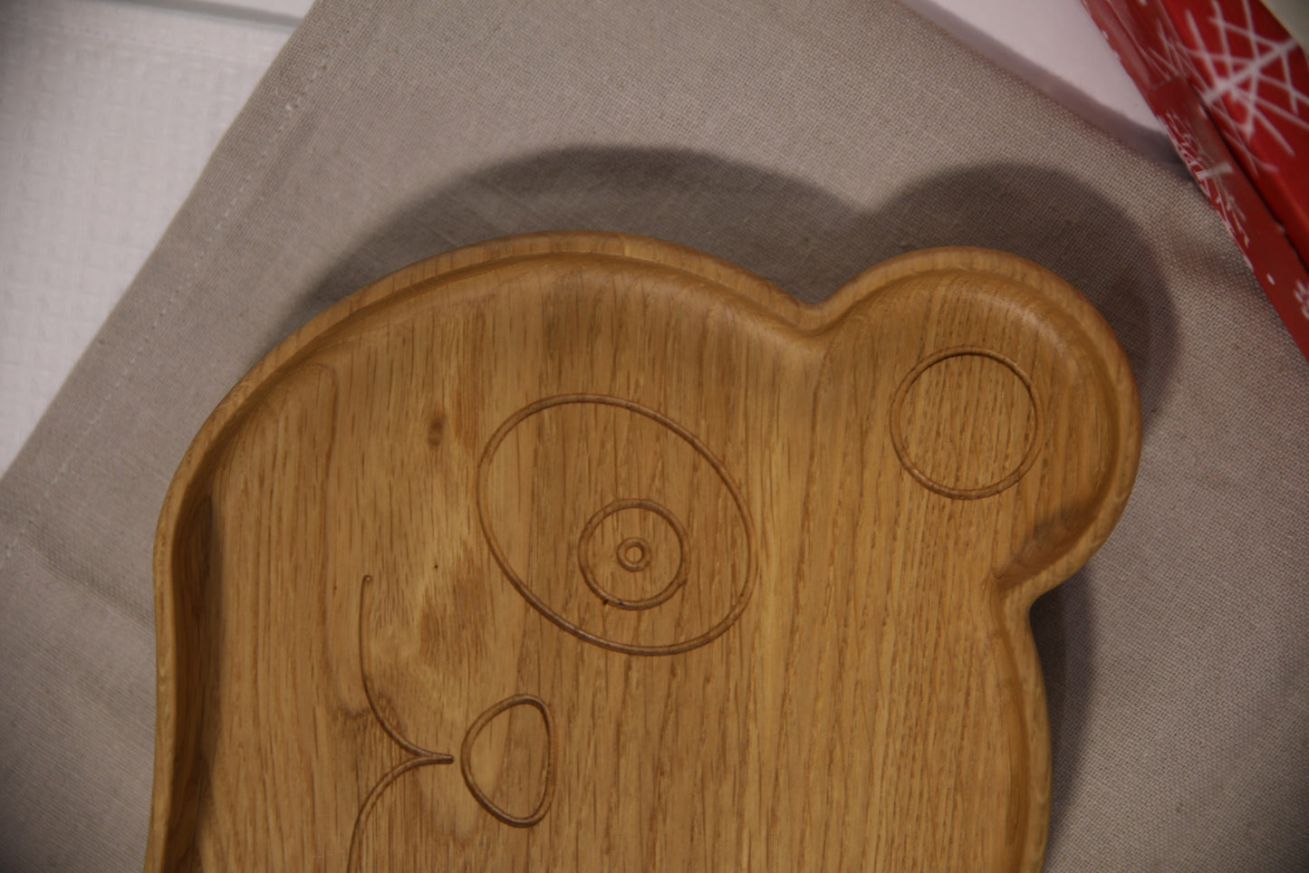 Wooden Plate For Kids - Panda - VentureKids
