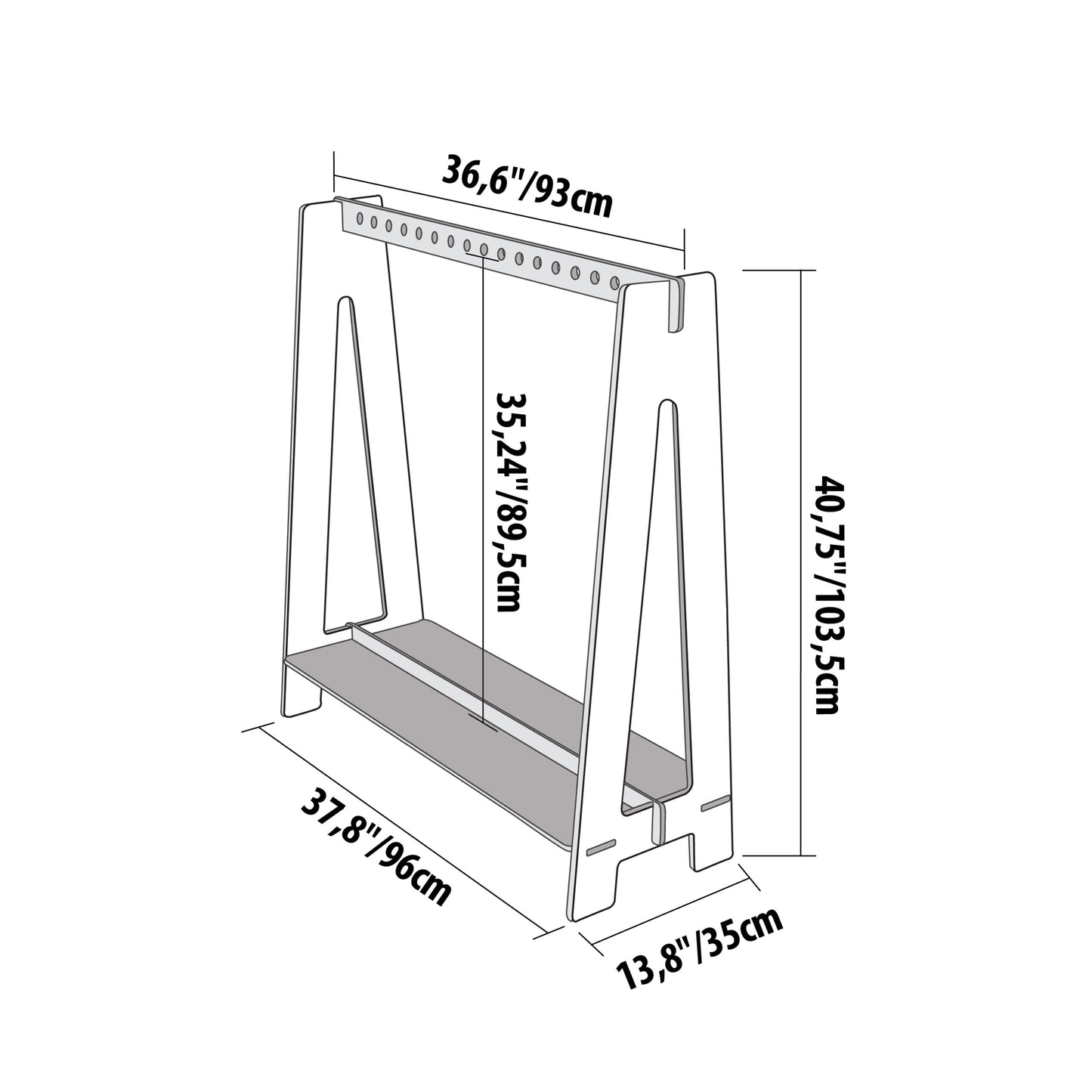 Toddlers Clothing Rack for Hangers ver 2 - VentureKids