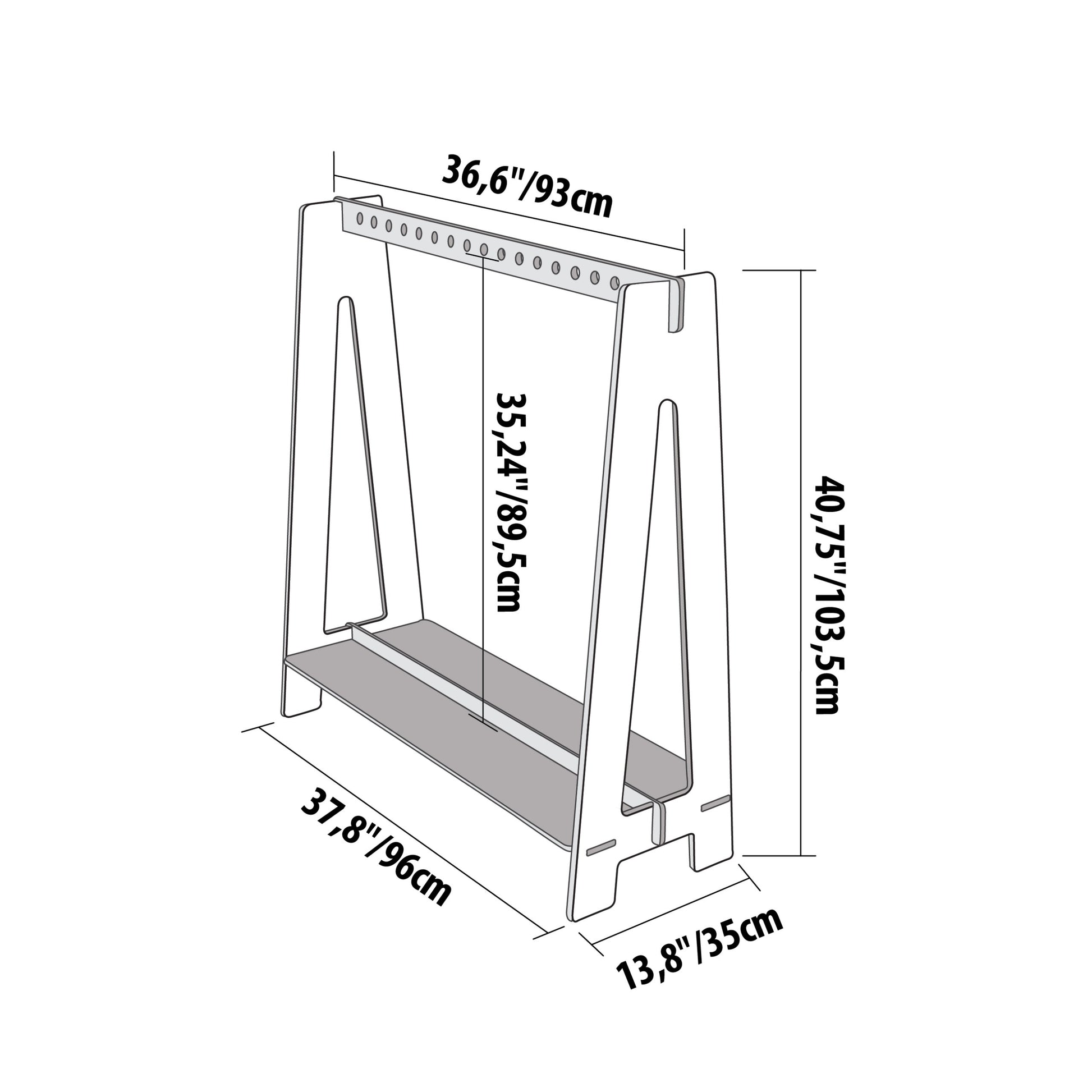 Toddlers Clothing Rack for Hangers ver 2 - VentureKids