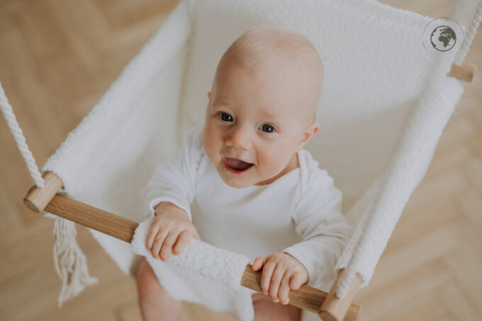 BaBi Baby Swing - Bouclé Snow White - VentureKids