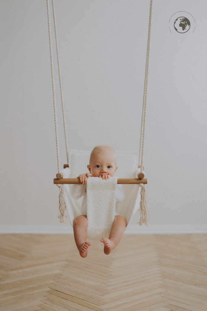 BaBi Baby Swing - Bouclé Snow White - VentureKids