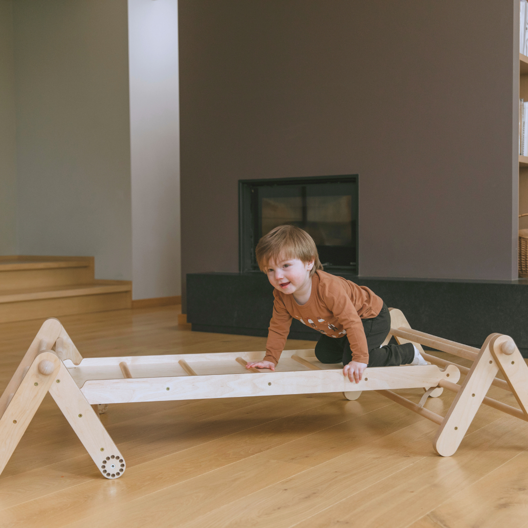 MOPITRI® 4-segment Modifiable Climbing Triangle With a Sliding/Climbing Ramp - VentureKids