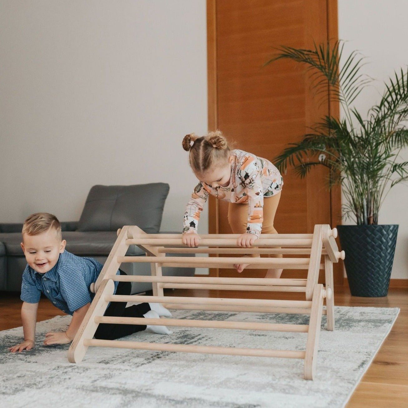MOPITRI® 4-segment Modifiable Climbing Triangle With a Sliding/Climbing Ramp - VentureKids