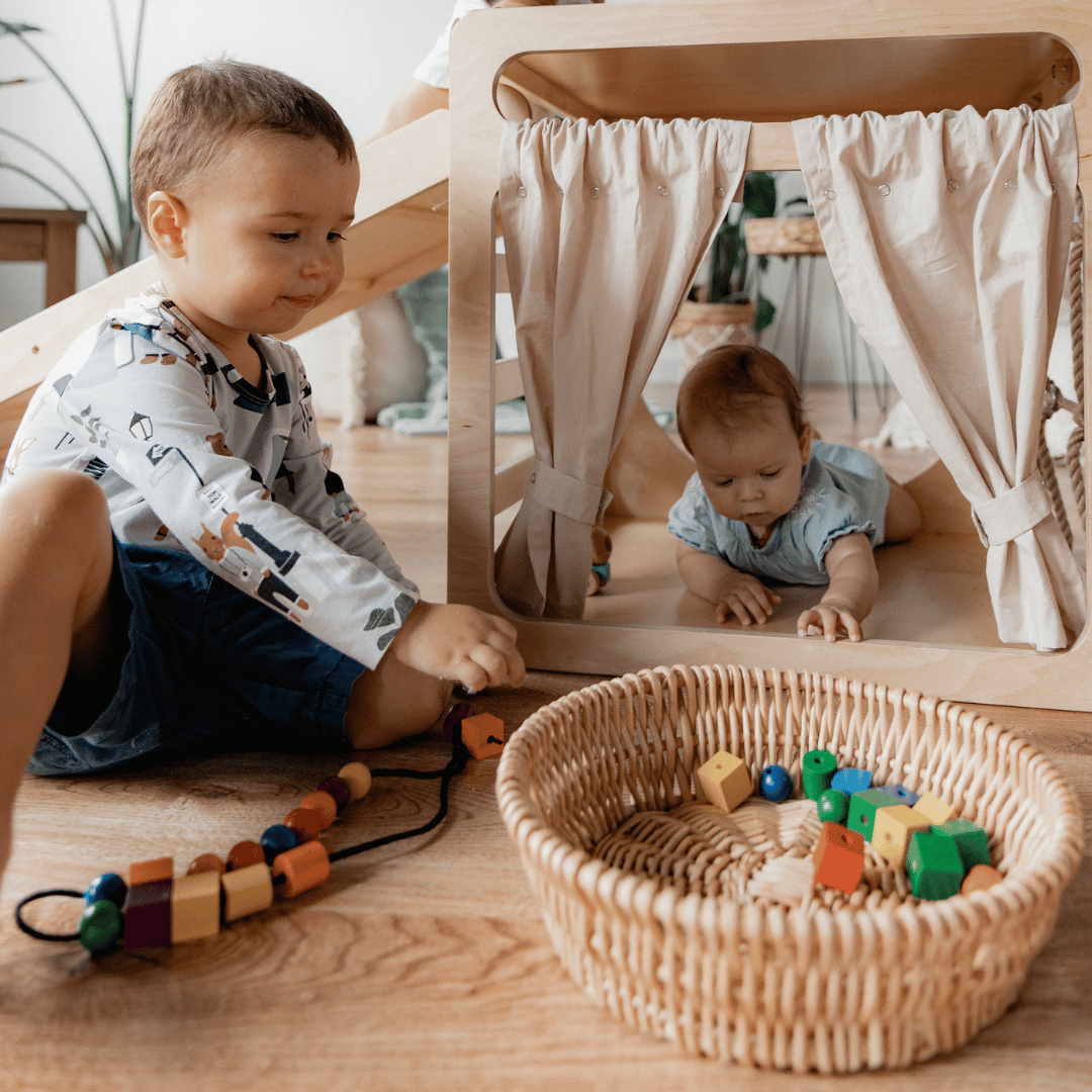 CUBITRI® Climbing Play Cube With Wooden Window - VentureKids