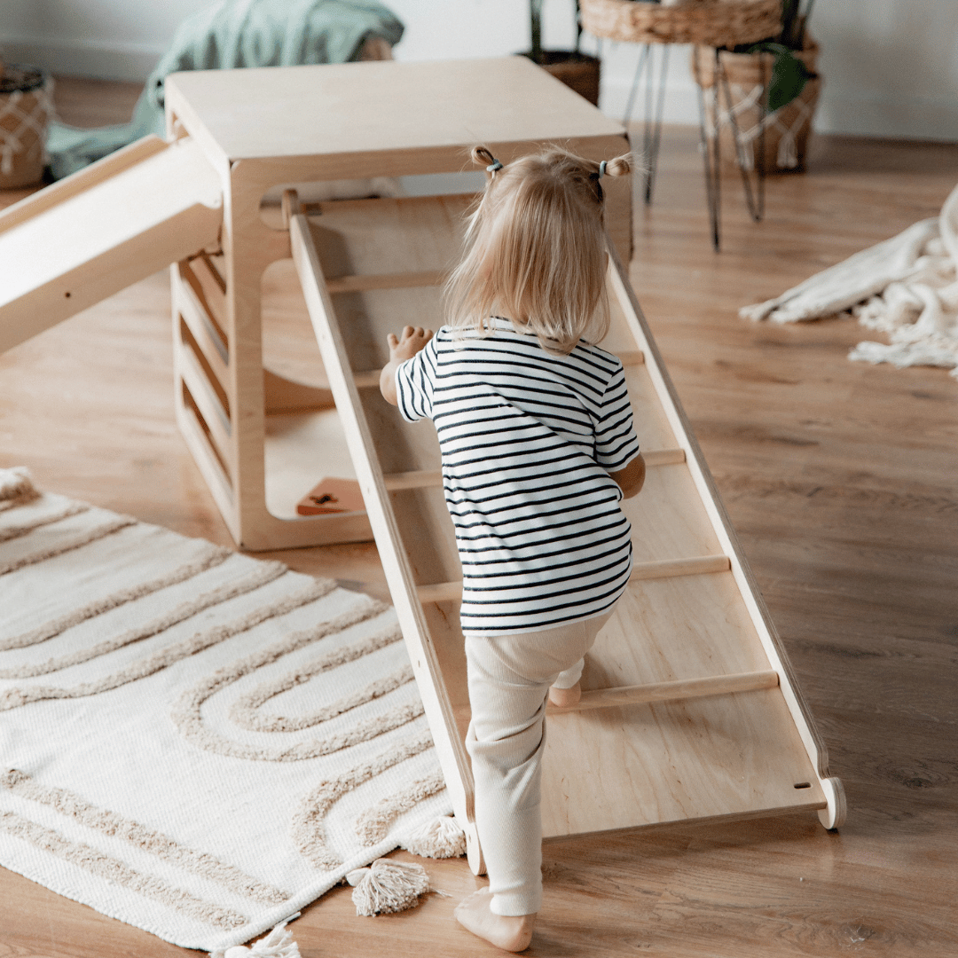 CUBITRI® Climbing Play Cube With Wooden Window - VentureKids