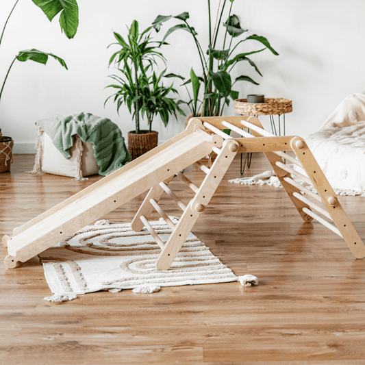 FIPITRI® 5-segment Modifiable Climbing Frame With a Sliding/Climbing Ramp - VentureKids