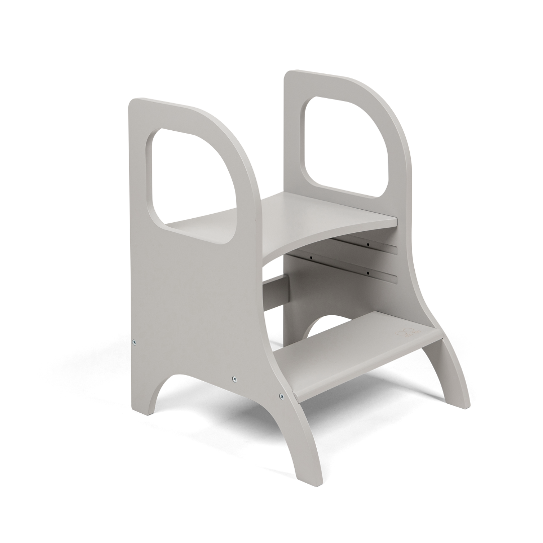MIIMO® Adjustable Height Step Stool - Grey - VentureKids