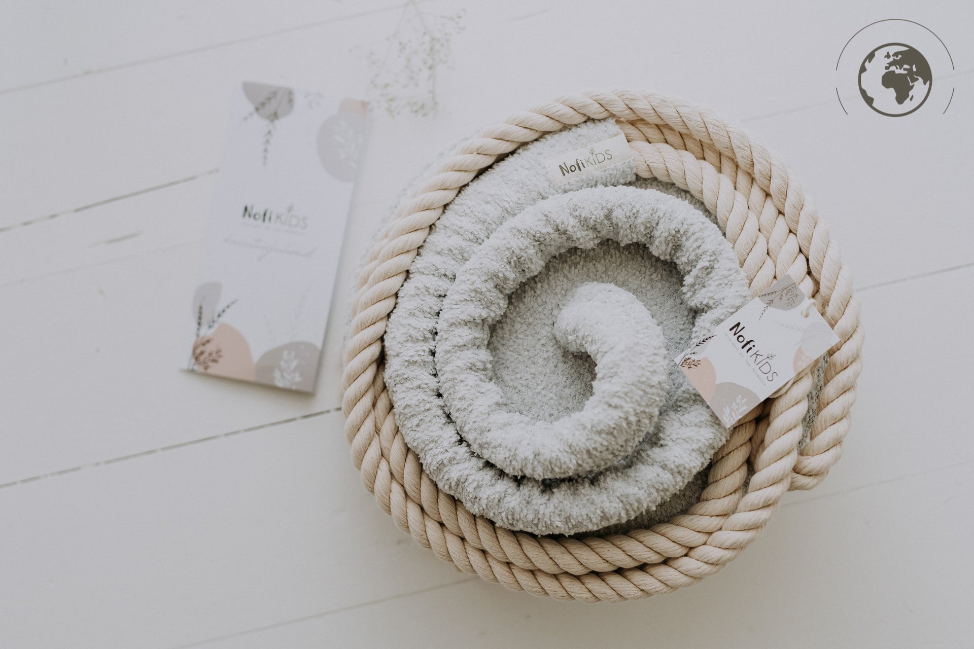 HopOn Swing - Bouclé Ice Grey - VentureKids