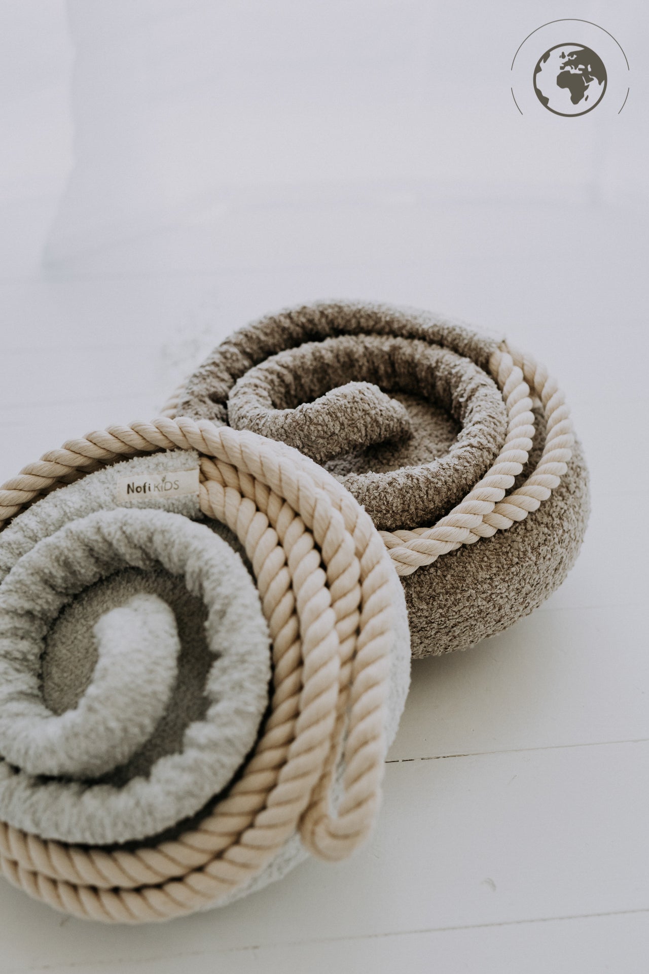 HopOn Swing - Bouclé Ice Grey - VentureKids