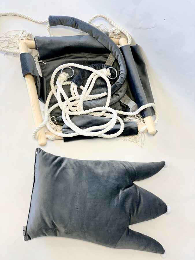 Gunga med kronformad dyna - Grå