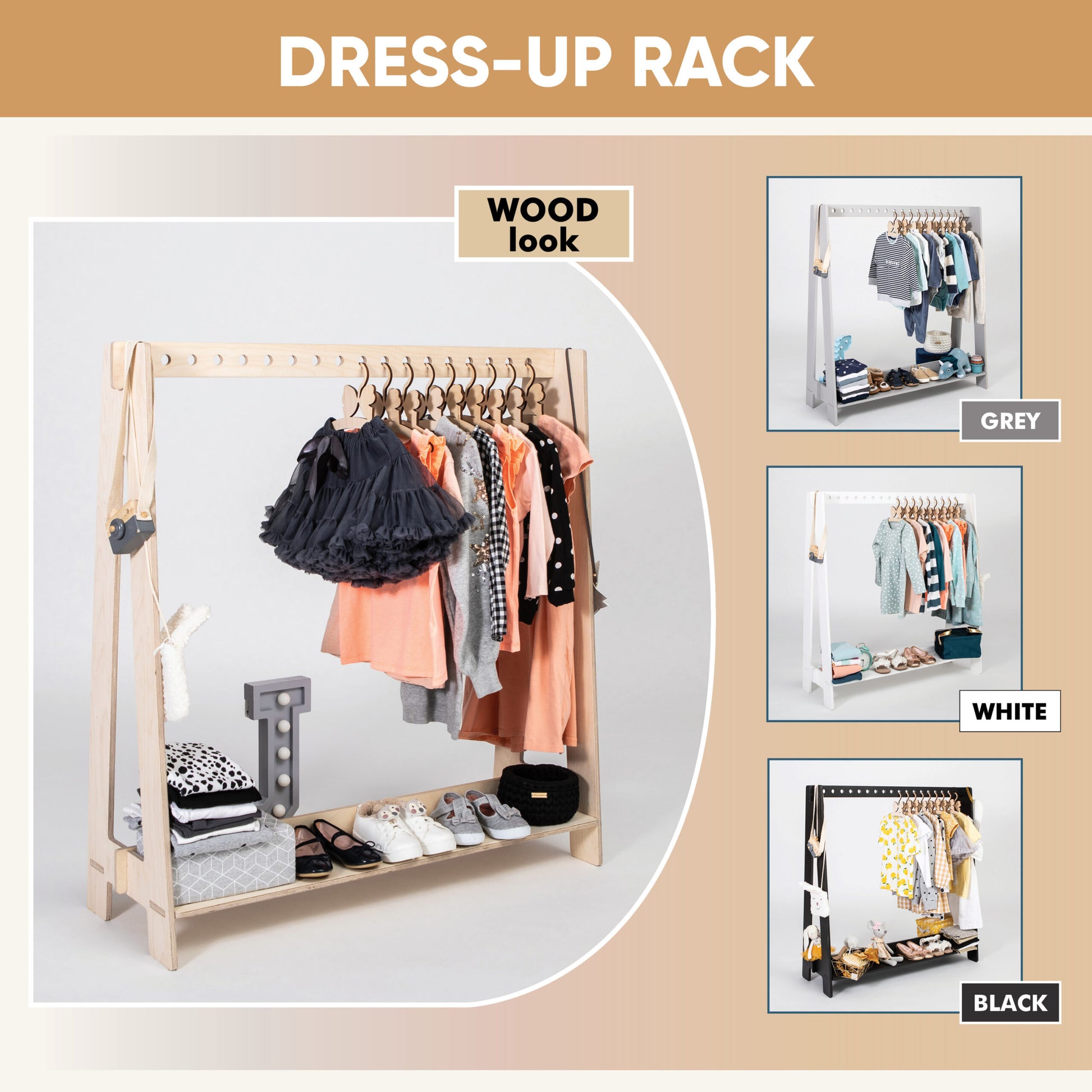 Toddlers Clothing Rack for Hangers ver 2 - VentureKids