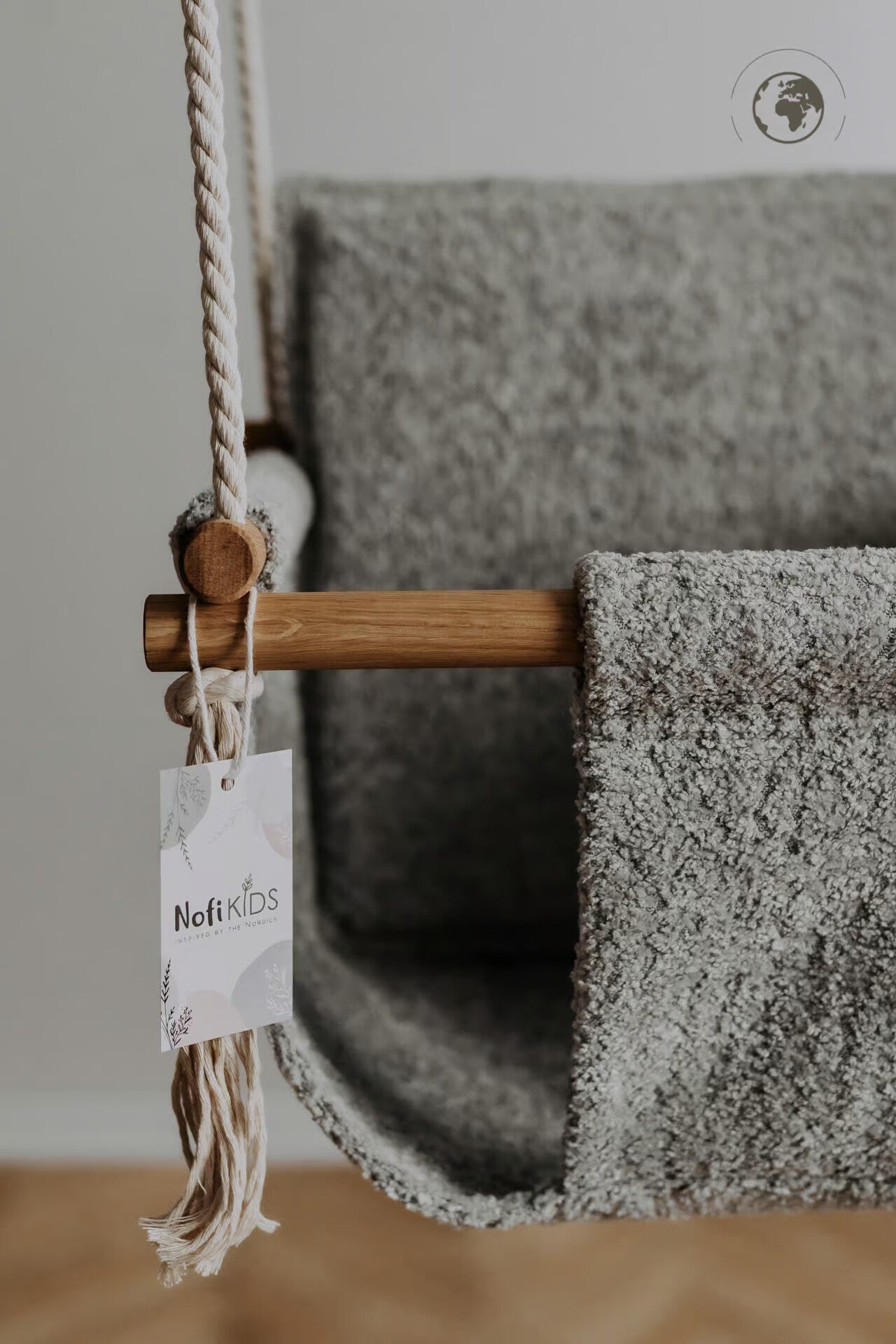 Baby gunga - Bouclé Night Grey - VentureKids