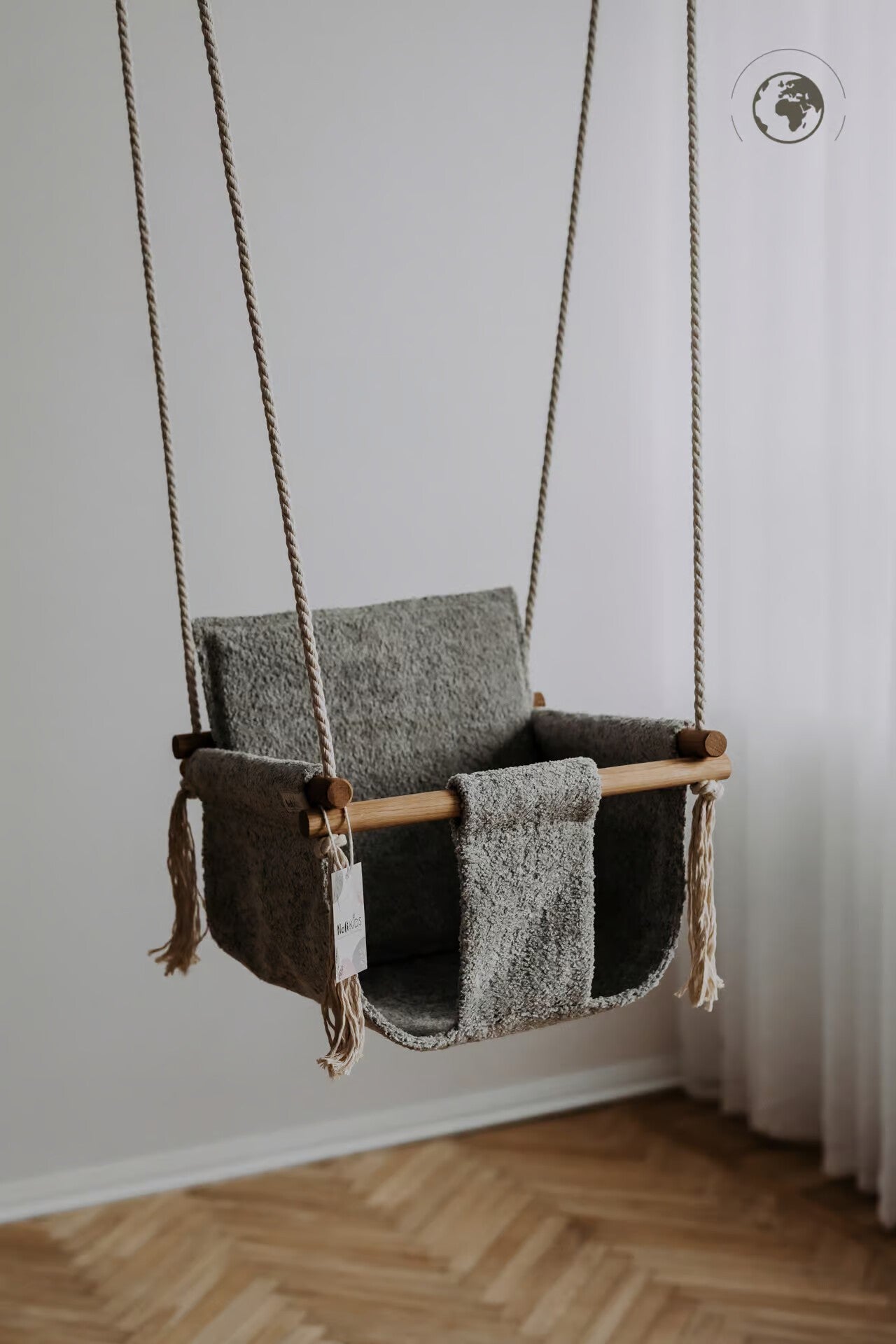 Baby gunga - Bouclé Night Grey - VentureKids