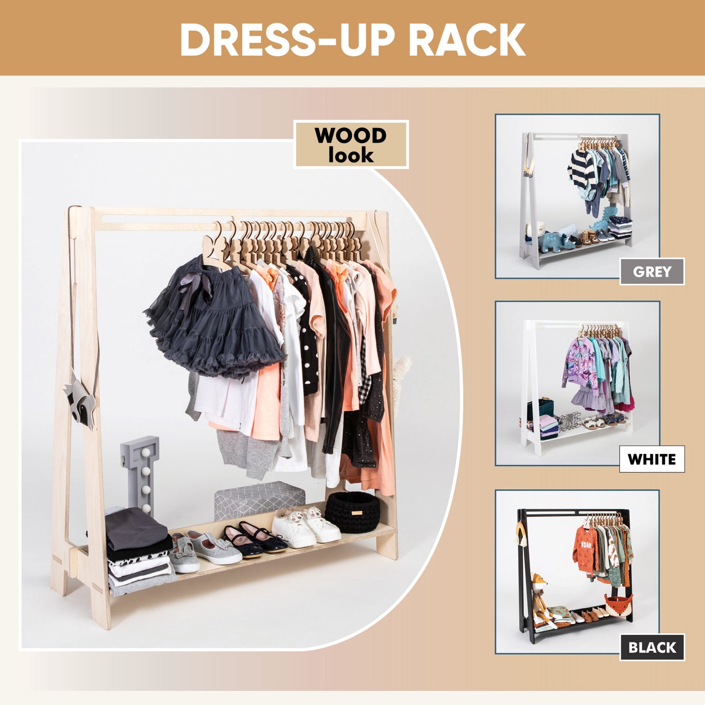 Toddlers Clothing Rack for Hangers - VentureKids