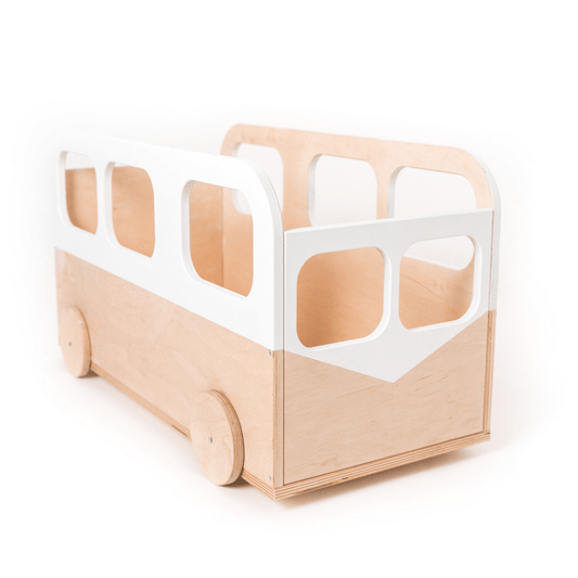 Förvaringslåda med hjul - buss