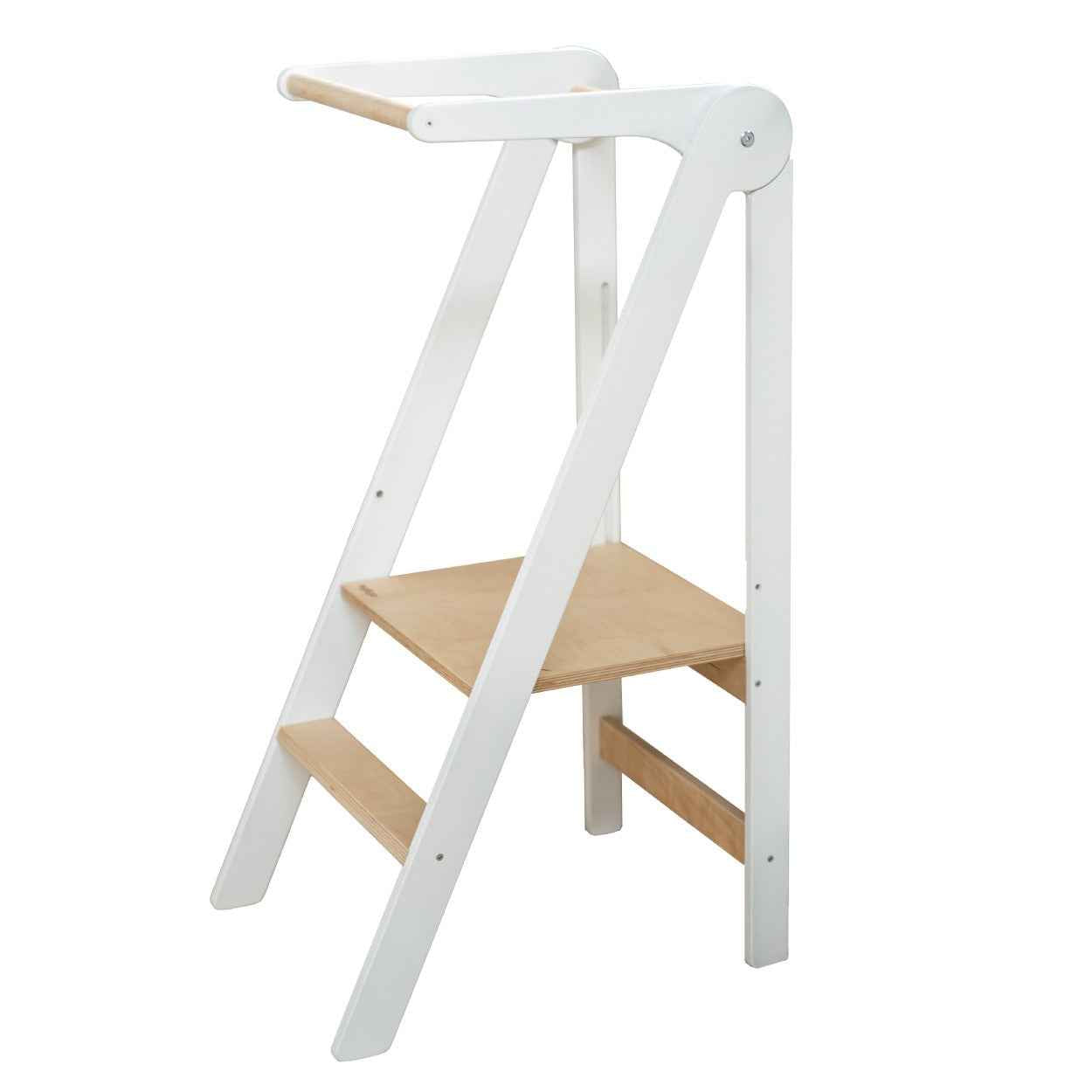 Foldable Kitchen Tower With Removable Rail