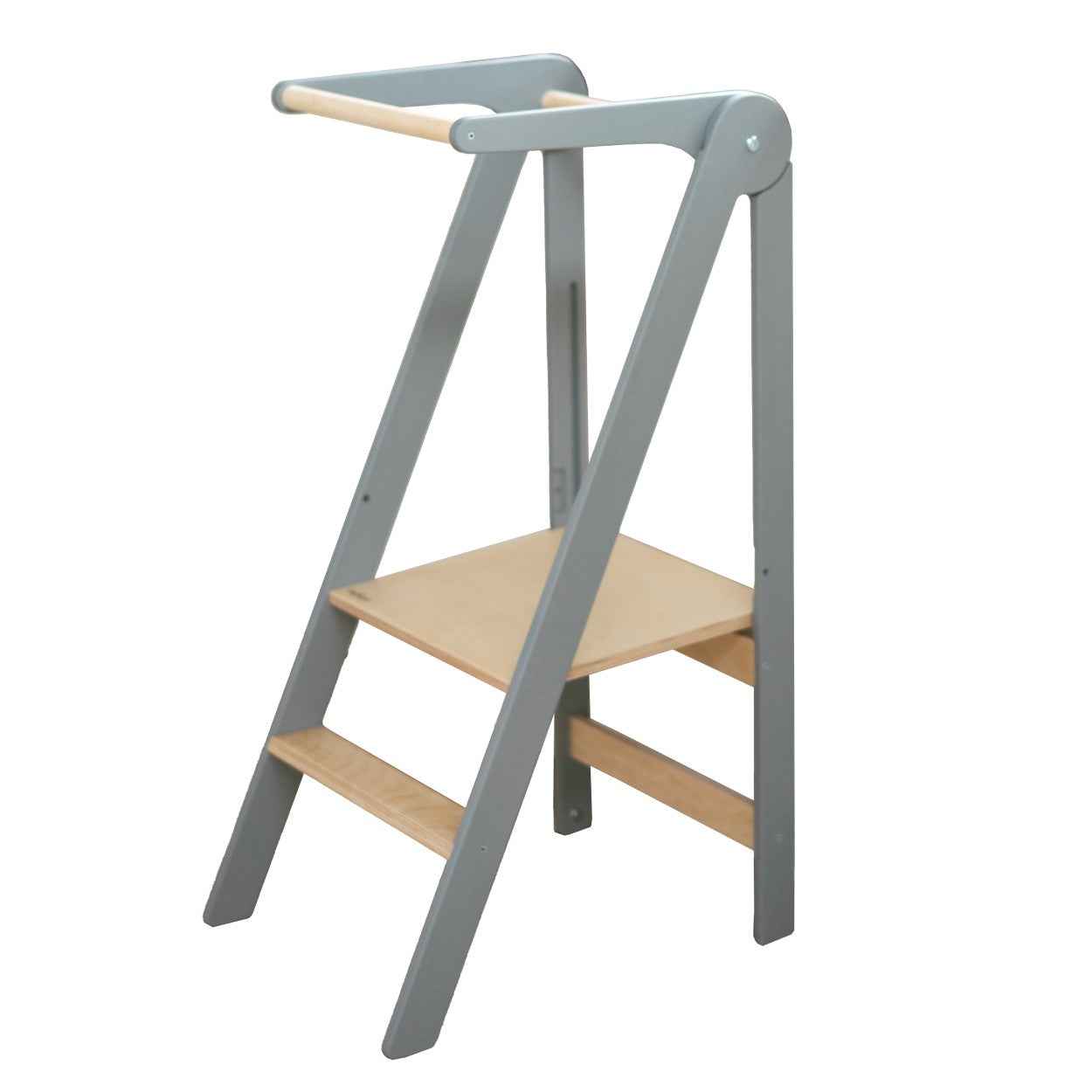 Foldable Kitchen Tower With Removable Rail