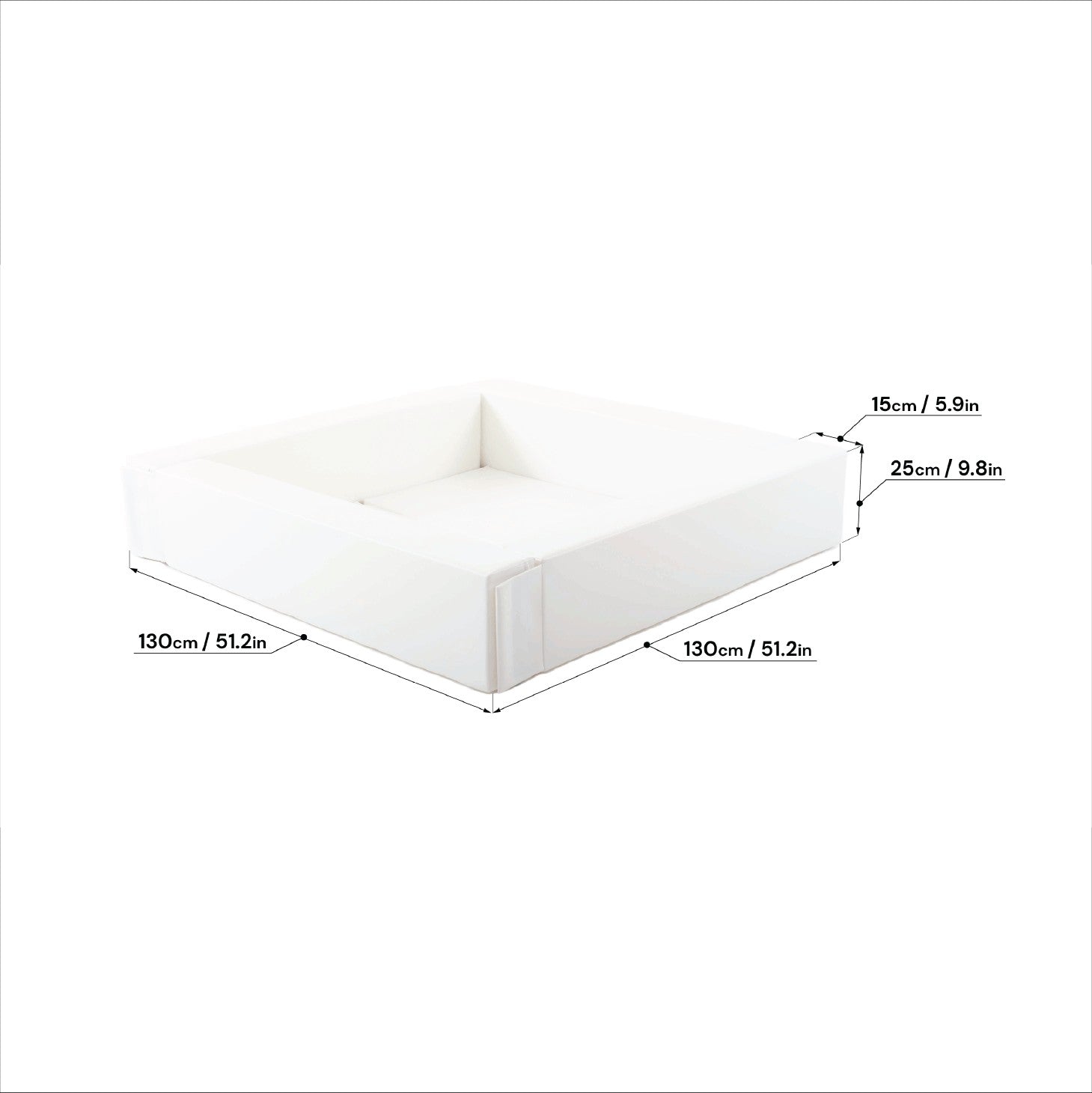 IGLU Soft Play Bollhav - Vitt - VentureKids