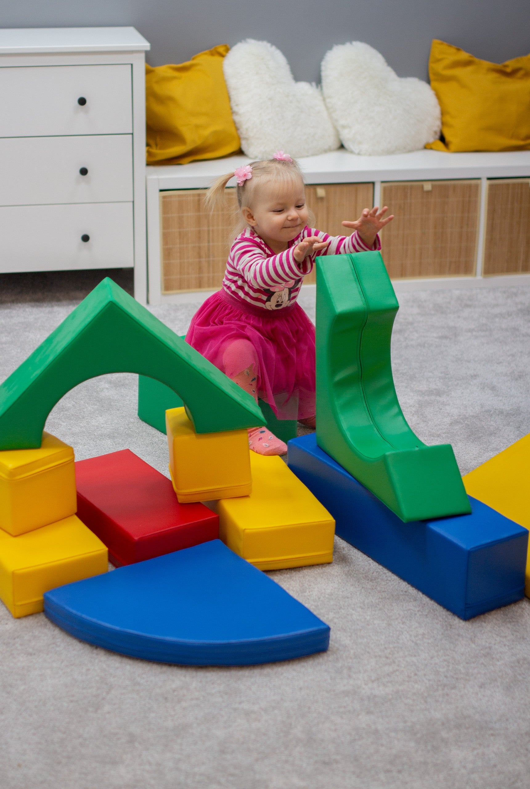 Soft Play Adventurer 10 stycken Mjuka Byggklossar - Flerfärgade - VentureKids