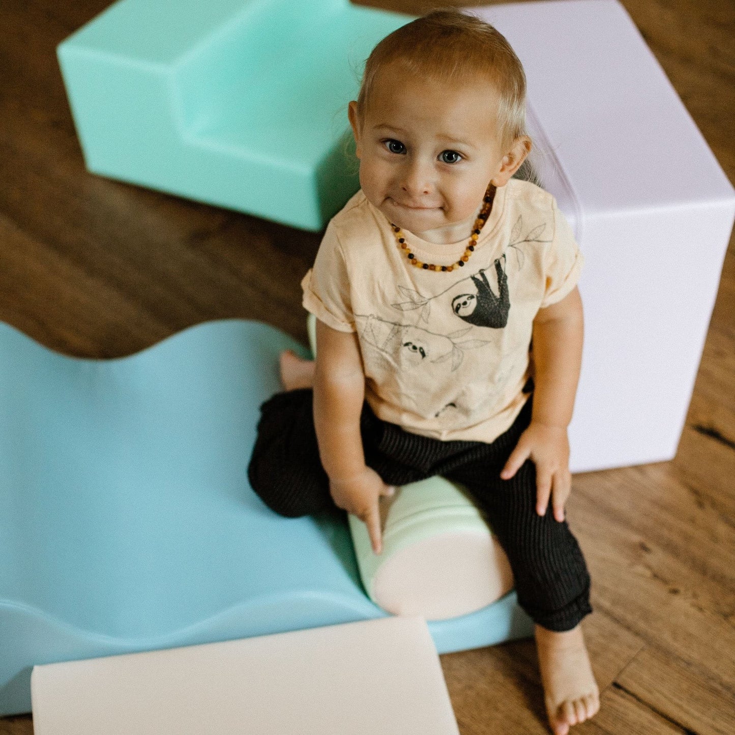 Soft Play 6 Foam Block Set - Light Pastel Explorer - VentureKids