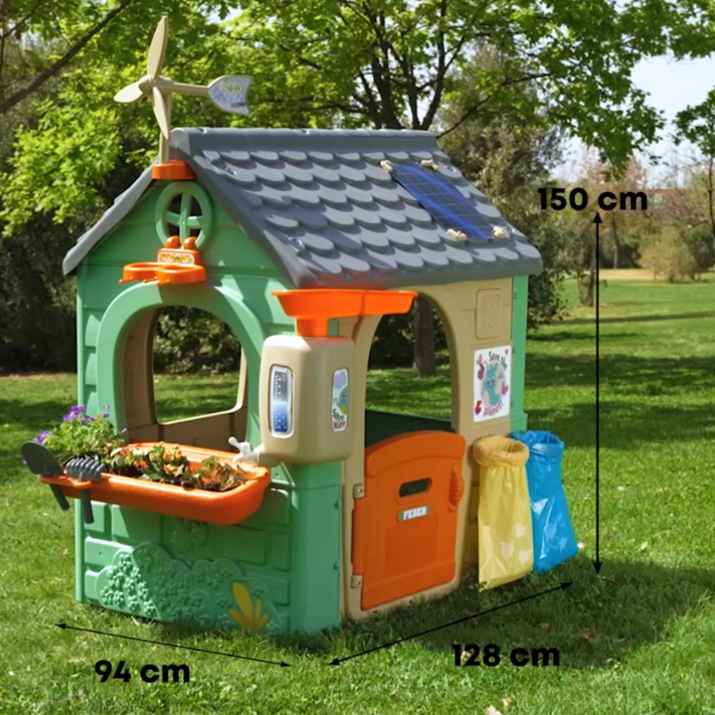Återvunnet ECO-Lekstuga - VentureKids