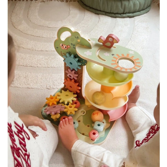 Montessori 4-i-1 bollbana aktivitetsträd - VentureKids