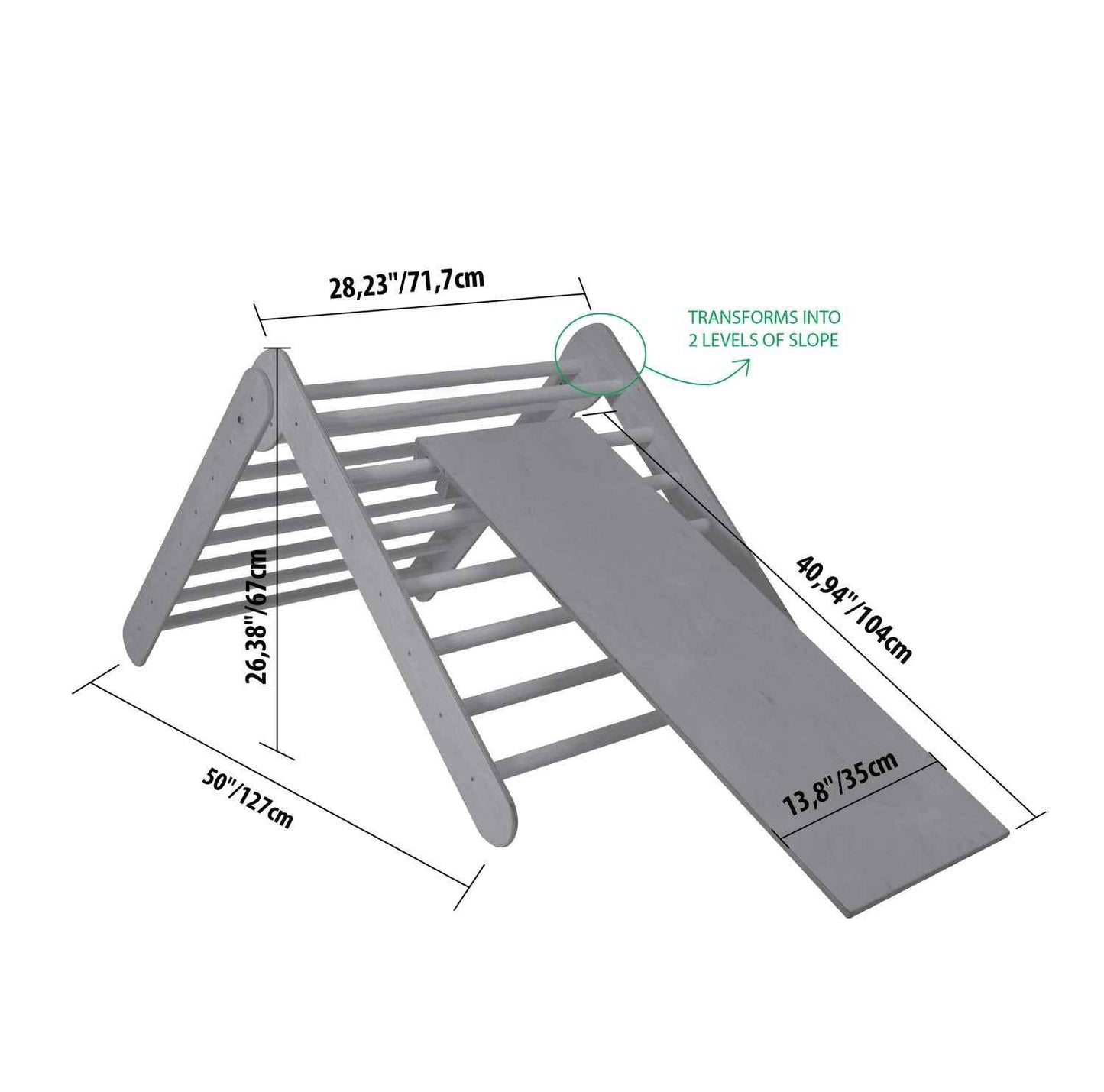 Montessori Climbing Triangle With Ramp
