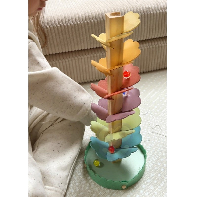 Musical Rainbow Wooden Ball Track - VentureKids