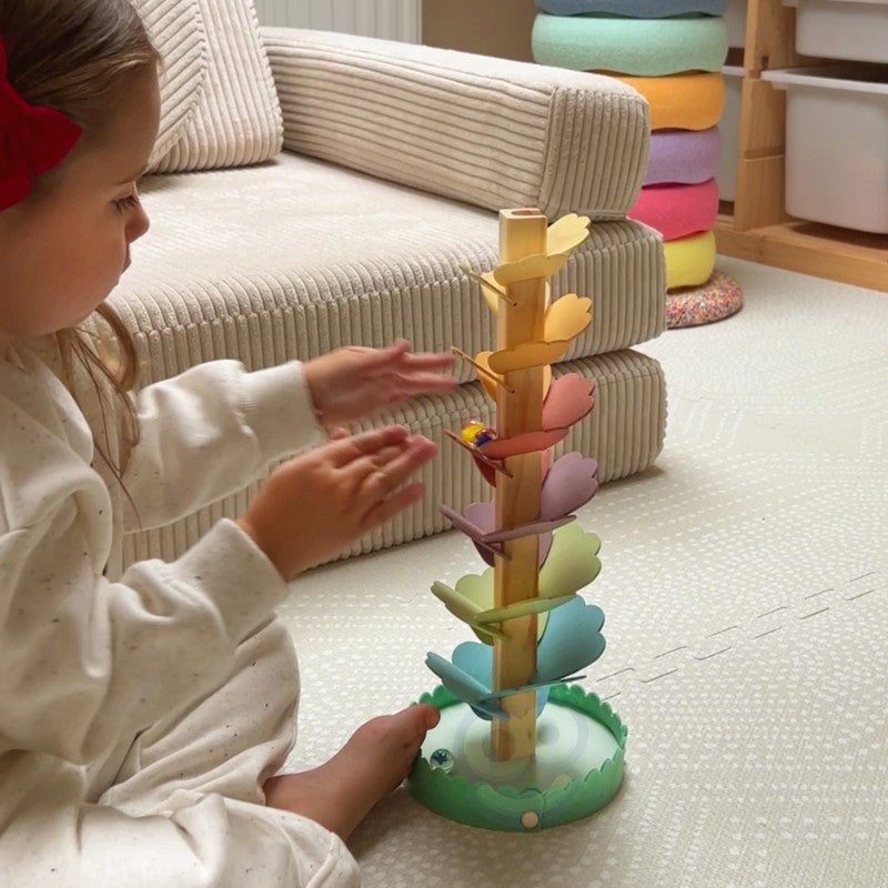 Musical Rainbow Wooden Ball Track - VentureKids