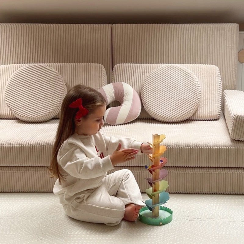 Musical Rainbow Wooden Ball Track - VentureKids